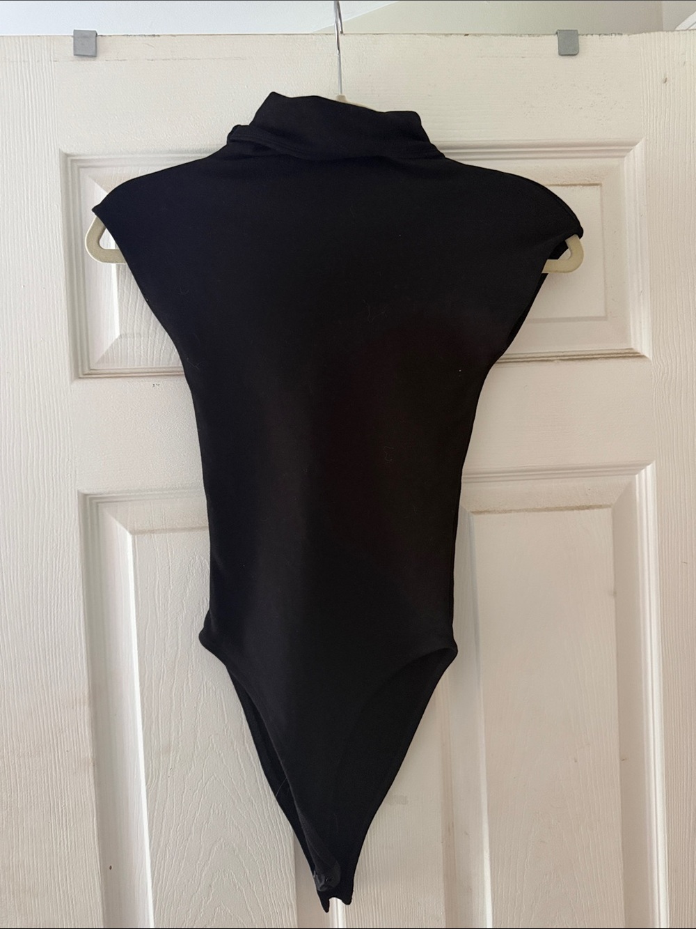 Zara Black One-Piece Bodysuit - Classic Turtleneck